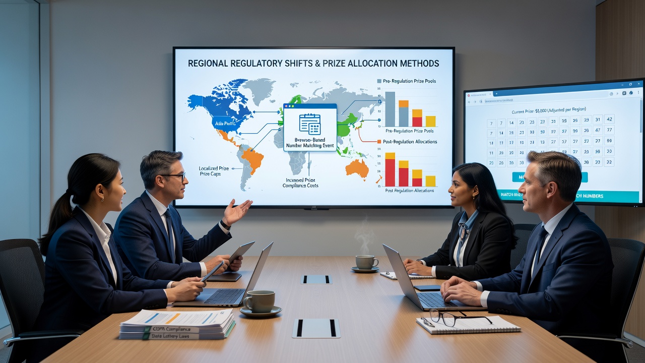 Diagram showing prize allocation flow changes under new regional regulations