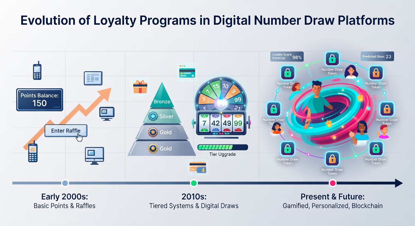 Modern smartphone interface displaying personalized loyalty rewards and tier progression for number draw participants